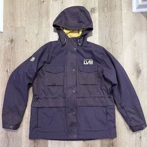 2024 NFL Super Bowl LVIII Staff Women’s Medium Purple Winter Jacket